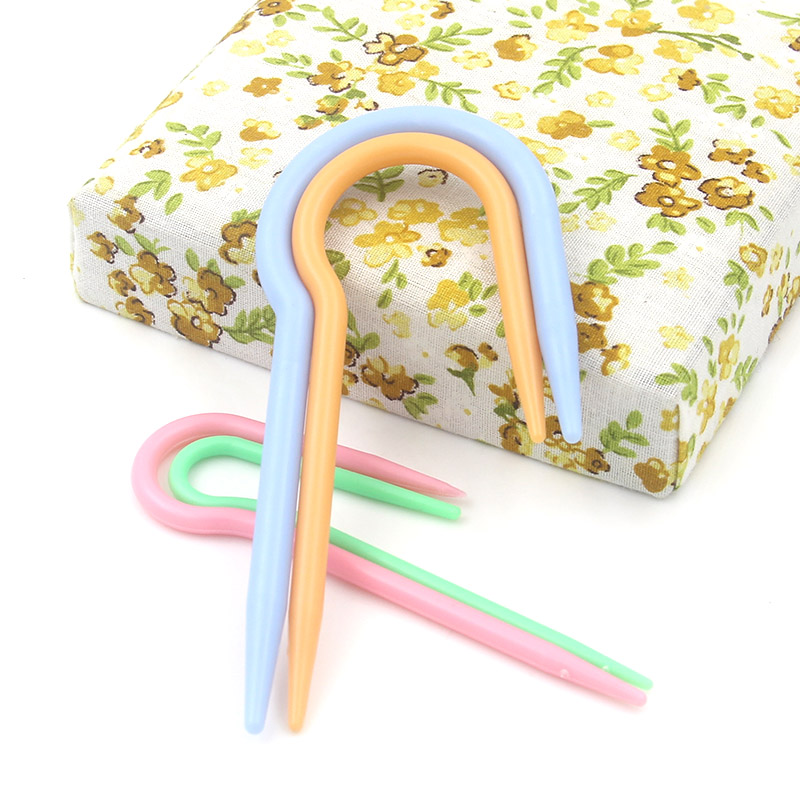 u曲形针编织辅助工具 手工毛衣围巾扭花针绞花针麻花针编花毛线针