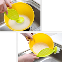 Japan imported rice cooking bar creative stove kitchen washing vegetable sieve leak portable cleaning equipment