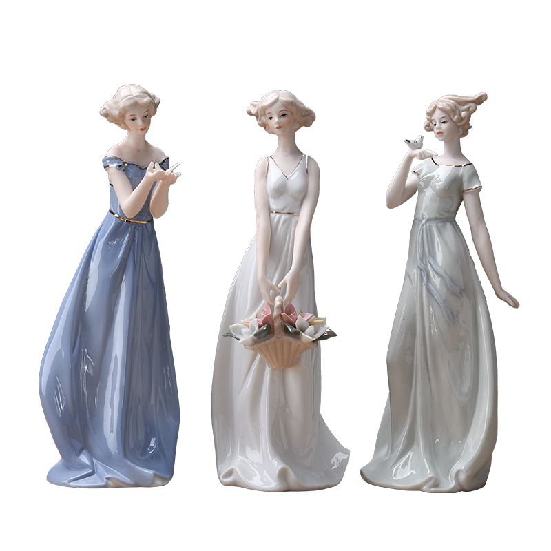 European ceramic figures furnishing articles household act the role ofing is tasted the wine TV ark, sitting room adornment creative new wedding wedding gift