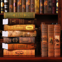 Fake book Simulation book jewelry ornaments Hotel cafe bookshelf Creative home furnishings Vintage prop book decoration book