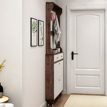 Ultra-thin shoe cabinet household door entrance porch cabinet large capacity dump new Chinese shoe cabinet simple modern coat rack