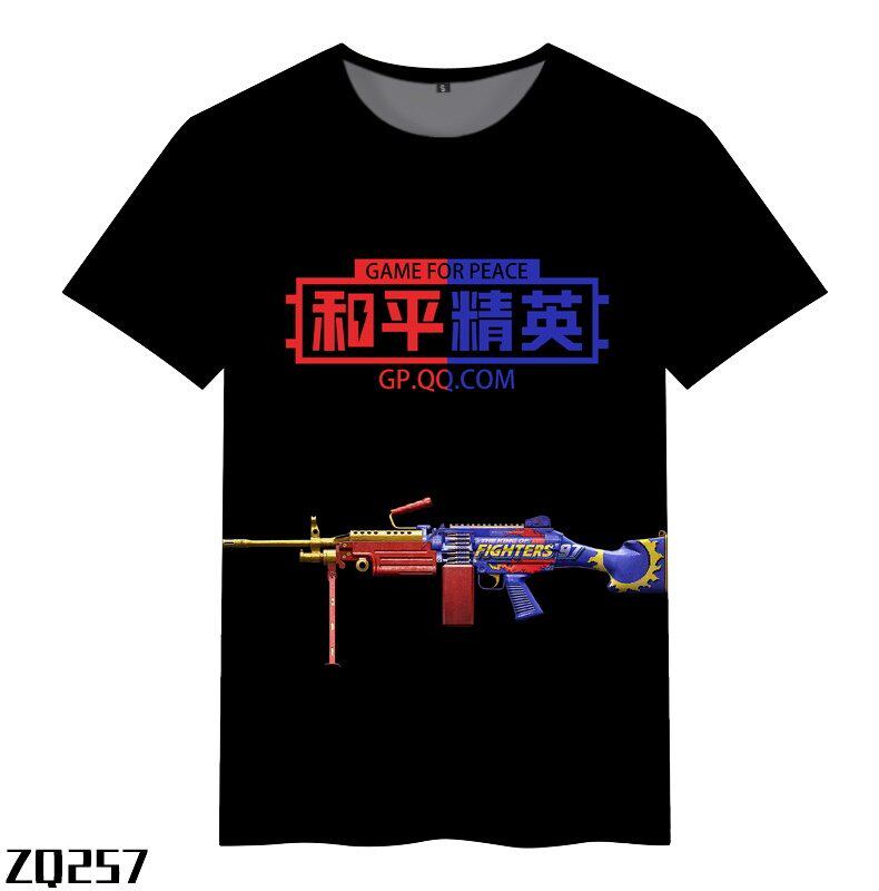 和平精英ss6赛季拳皇联名八神庵草剃京游戏周边衣服吃鸡男开黑t恤