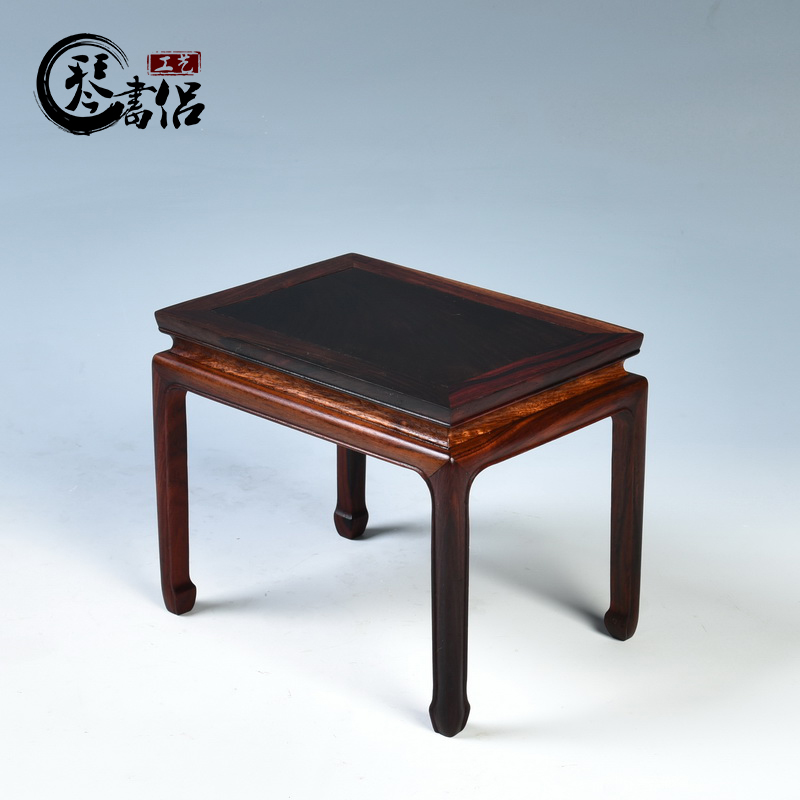 Pianology picking mahogany base solid wood rectangle flowers miniascape base square are it tea base