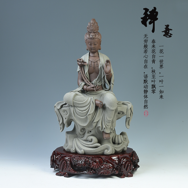 Solid wood carved stone base stone base jade penjing base Solid wood round flowers miniascape base can be excavated