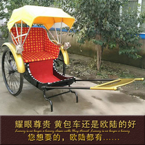 New vintage rinkshaw film and television props scenic spot wedding manpower richux can pull rink