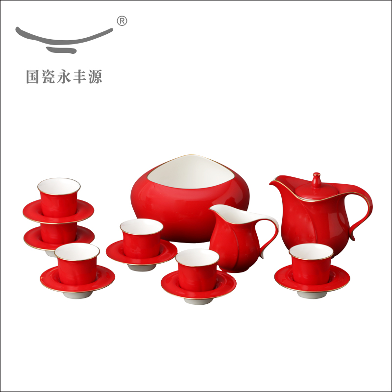 The 15 head every ipads porcelain porcelain yongfeng source jalam kung fu tea set tea cup saucer tea to wash The teapot