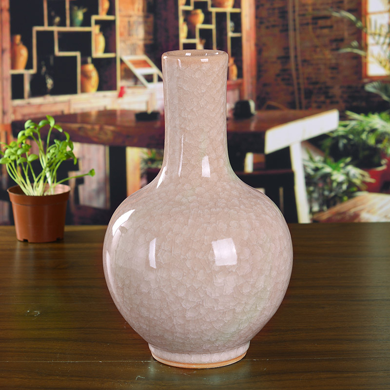 Archaize of jingdezhen ceramics up porcelain cracked ice sitting room place vases, modern household act the role ofing is tasted process gifts