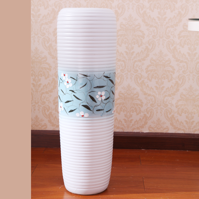 Jingdezhen ceramic vase I sitting room be born lucky bamboo vase porch decorate furnishing articles bedroom soft outfit