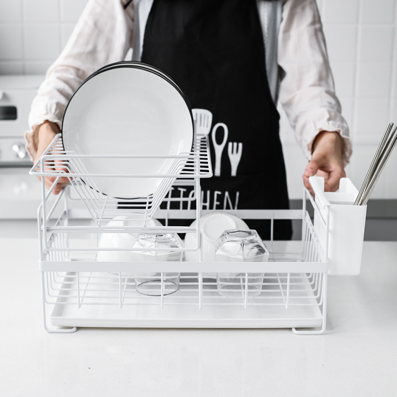 Edge lodge kitchen dishes to receive the metal rack drop put rack shelf hanging bowl frame plate chopsticks