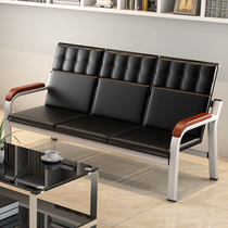 Clinic Hospitality Customer Lounge Public Customer Area Waiting Hall Chair Hospital Clinic with long line of benches