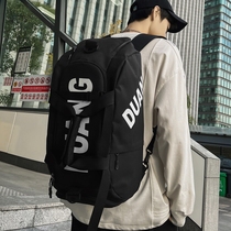 Tide Card Double Shoulder Bag Men Multifunction Large Capacity Travel Bag Outdoor Travel Backpack Luggage Bag Training Fitness Bag