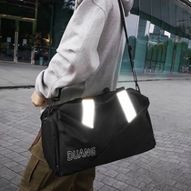 Short Haul Travel Bag Men Dry Wet Separation Training Yoga Bag Large Capacity Business Trip Luggage Bag Lovers Reflective Fitness Bag