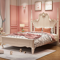 Child Bed Girl Bed 1.5 m American Log Bed Girl Bed 1 8m Teen Bed Princess Bed