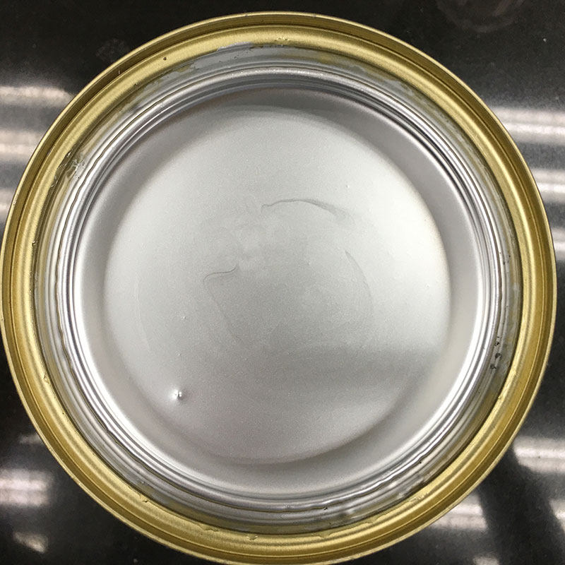 菊花漆金属漆暖气片栏杆银色防锈油漆描边银箔漆银粉漆