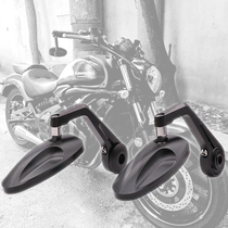 Kawasaki Little Vulcan 650Vulcan S modified handlebar rearview mirror Moowl 500mg MS Retro Mirror