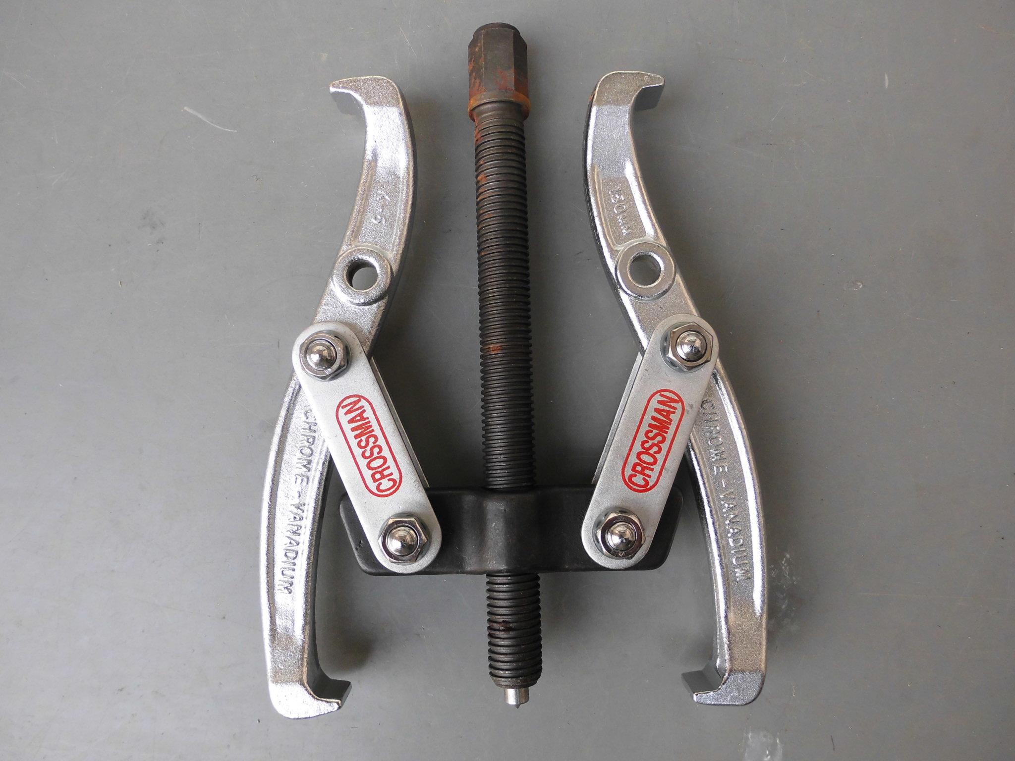 库存货crossman美国十字牌拉码优质铬钒钢材质6寸150mm轴承拉拔器