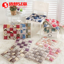 Net red cotton seat cushion dining chair square mat wooden bench mat splicing cotton thickened foot pad office chair cushion