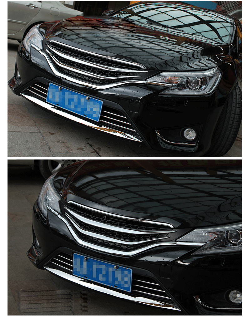 新13-17款锐志改装中网 无标中网 电镀中网 gs中网 原装中网