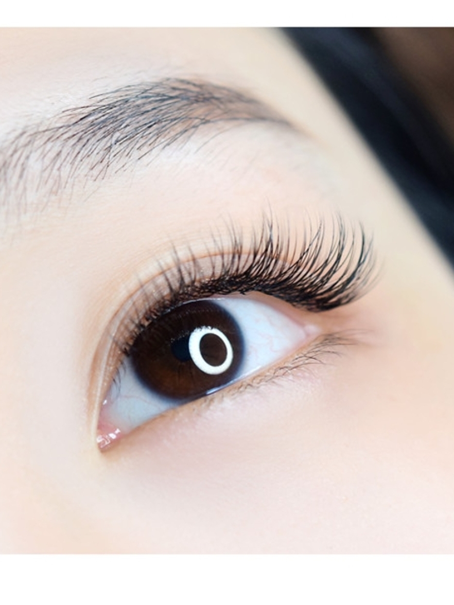 嫁接睫毛风吹动空气单根扁毛超柔软双尖