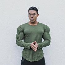 BEESTRONG stretch base tight long-sleeved T-shirt mens quick-drying high elastic warm running training sports fitness clothing