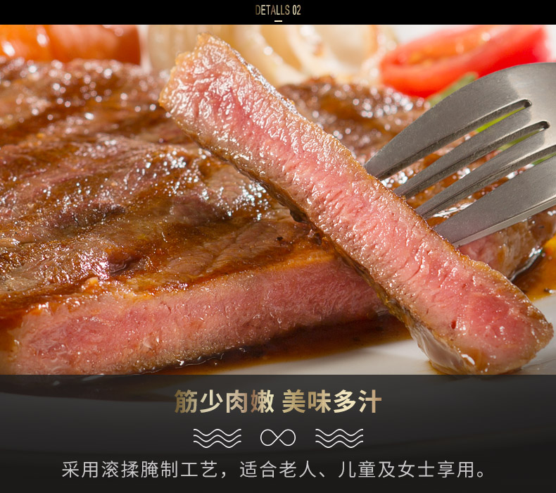 绝世家庭套餐20片2000g团购牛排介绍