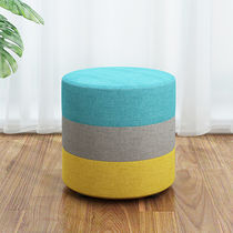 home small stool fashion simple shoe changing stool creative small bench fabric pouf living room sofa stool dwarf stool