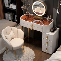 Light and luxurious dresser Bedroom modern minimalist small family type Cosmetic Makeup Table Tennis Red Inn Wind Intake Cabinet Integrated