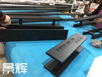 Chinese antique carved gate handle red bronze glass door wooden door handle hotel club door handle