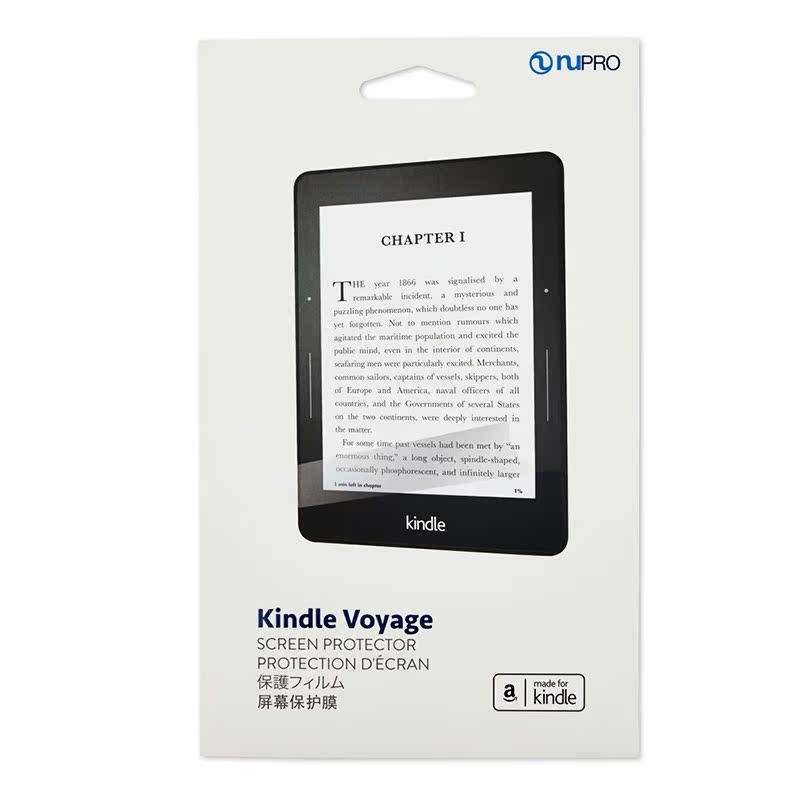 NuPro Kindle Voyage专用贴膜 防指纹防刮痕 亚马逊官方授权产品展示图1