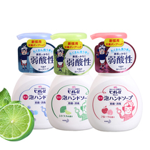 Japanese Kao childrens hand sanitizer non-flavor weak acid cleaning foam hand sanitizer style remarks