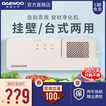 Daewoo wall-mounted fruit and vegetable cleaning machine Home washing machine table type fully automatic intelligent fruit food material purifying machine