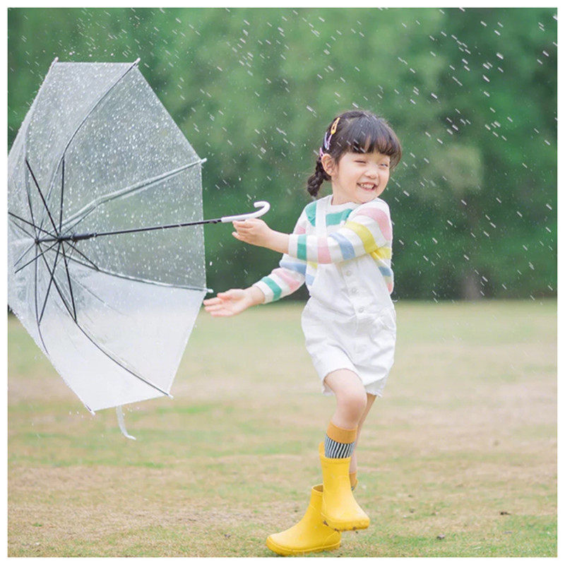 新品创意儿童拍照道具透明雨伞 影楼婚纱外景旅拍摄影道具写真伞