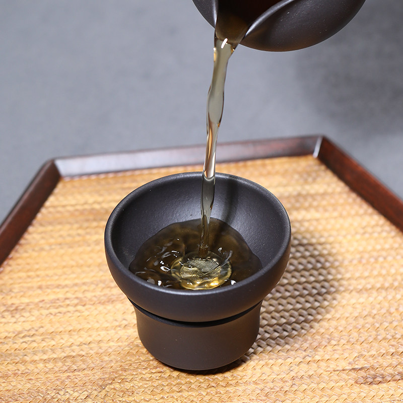 紫砂茶漏器黑泥茶滤茶叶不锈钢过滤网茶隔创意茶具零配件