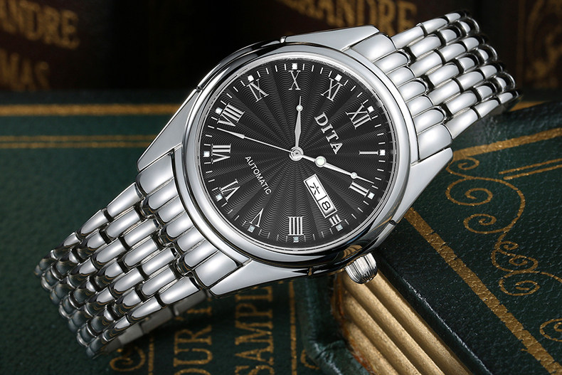 正品新款迪塔dita手表男士全自动机械表镂空腕表男表商务防水时尚