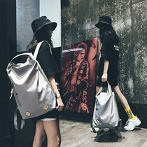 The two-shoulder bag of female college students Han Yuanjin School of Leisure Fengnylon's little backpack is simple