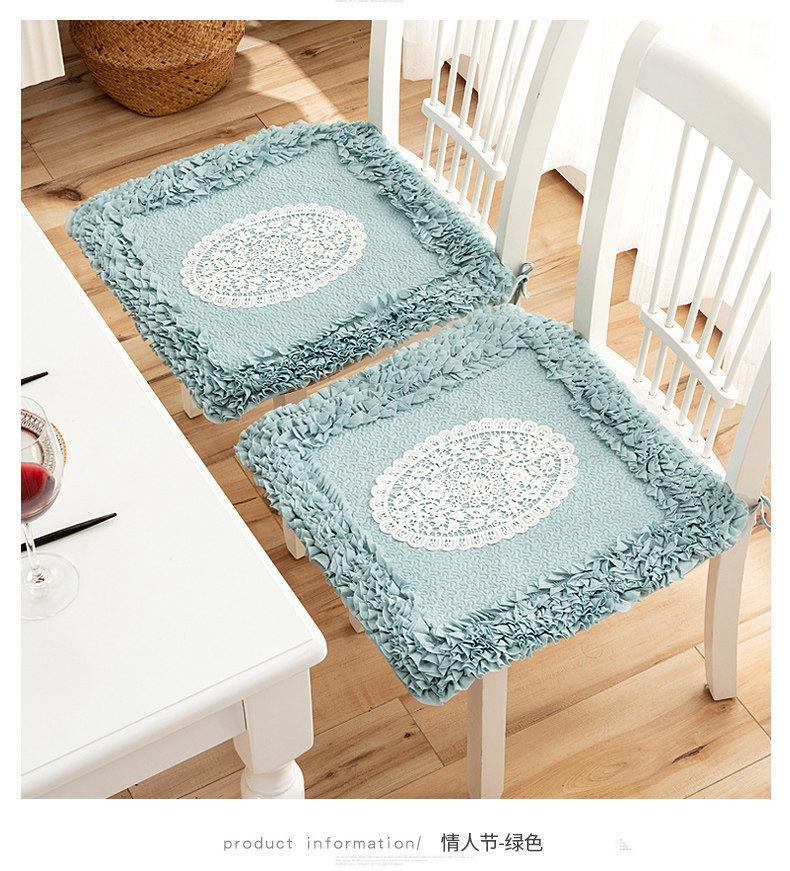 北欧全棉防滑椅子垫学生宿舍办公室防滑汽车坐垫子实木沙发餐椅垫