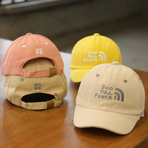 Spring and autumn Korean version of the foreign air baseball cap super cute baby boy girl shade baseball cap foreign gas childrens hat tide