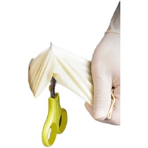 Disposable latex waterproof buffalo gluten gloves oil resistant thickened No powder abrasion resistant Angelo care