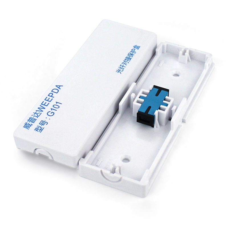 fiber optic protection box extension joint sc-sc square coupler adapter butt leather cable optical cable joint box waterproof telecom optical cable joint box heat shrinkable tube fusion joint protective box wipuda