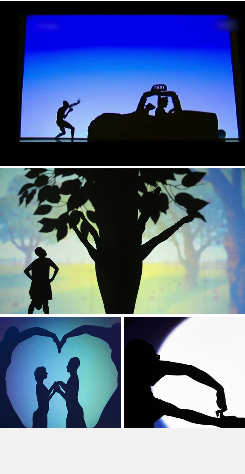 影子舞幕布道具皮影手影舞台投影幕布手电筒秀表演摄影背景灯光布