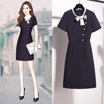 Professional Clothing Dress 2022 Summer Fashion Classy Goddess Front Desk Reception Jewelry Store Work Clothing