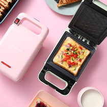 Rongshida sandwich machine Household net Red light breakfast machine Sandwich heating pressure baking toast bread electric baking pan