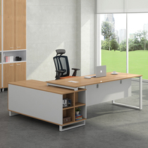 Guizhou office furniture panel boss table simple modern large class desk manager desk boss desk