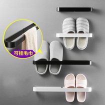 Bathroom Slipper Rack Wall Hanging Punch Free Dorm Storage Shoe Storage Back Door Bathroom Drain Shoe Hanger