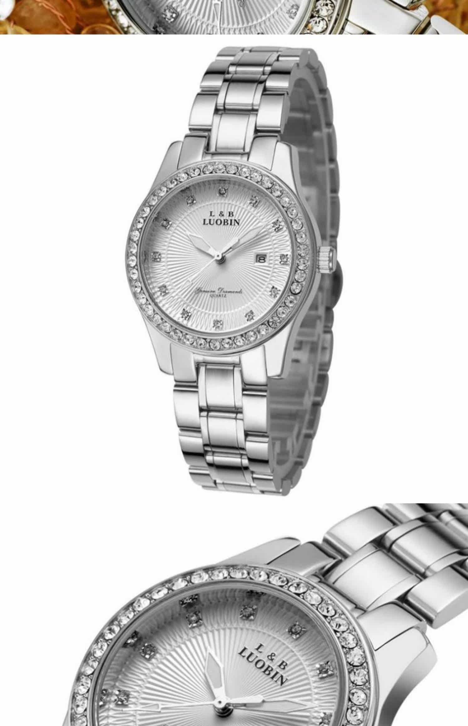 正品罗宾女表 精钢手表 夜光 防水女士手表 腕表 石英表 手表女_翔源