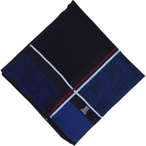 Japanese imported LANVIN Romantic Upscale Mens Pure Cotton Printed Carry-on Handkerchief handkerchief scarlet black