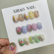 To draw custom pure hand - wearing nail patch custom style size A