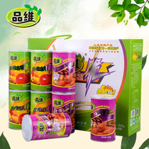 Pinto Wei gift box 8 bottle gift box fruit vegetables fruit and vegetable crisp Weifang Shouguang specialty dried fruit 1 piece