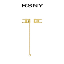 RSNY premium sense ear clip female 925 sterling silver cold wind niche design sense Simple French no pierced ears#Tools