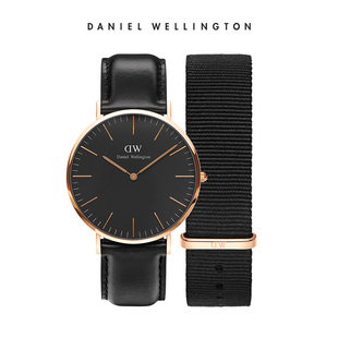 daniel wellington official website dw watch men's 40mm business leisure wristband set